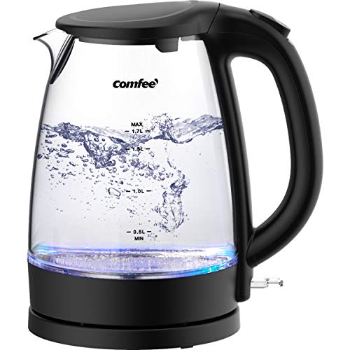 COMFEE' Glass Electric Tea Kettle & Hot Water...