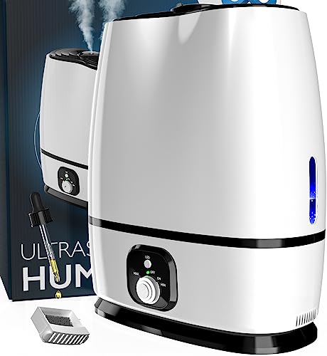 Everlasting Comfort Cool Mist Humidifiers for Bedroom 6L -...