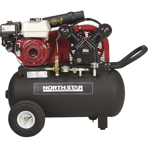 NorthStar Portable Gas-Powered Air Compressor 20-Gal Hor...