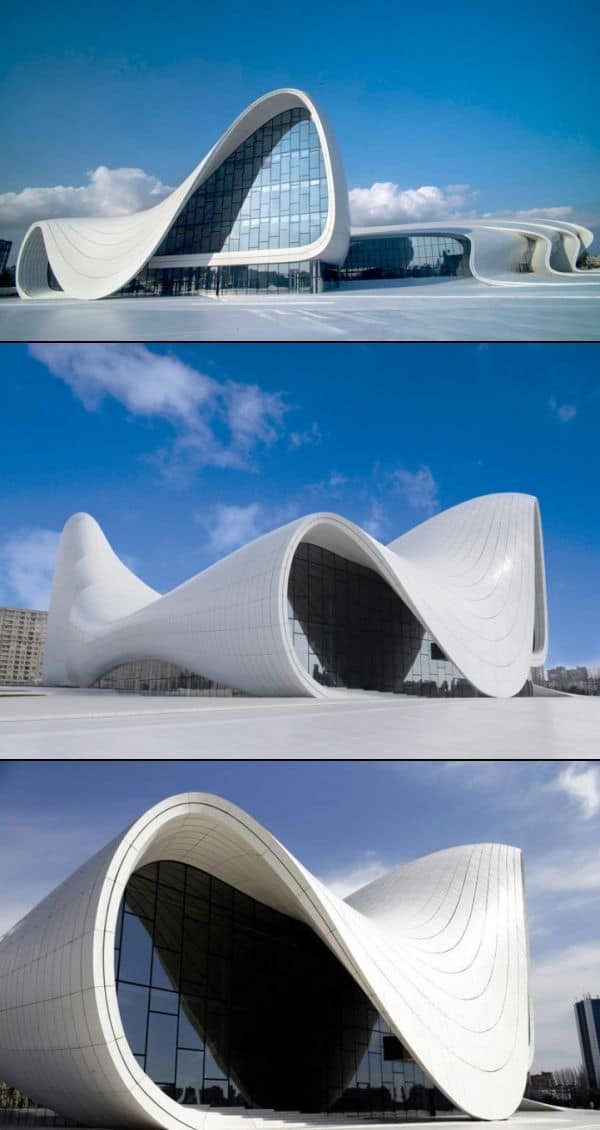 #11 THE HEYDAR ALIYEV CENTER IN BAKU AZERBAIJAN ZAHA HADID'S EXPRESSIVE STRUCTURAL FORM