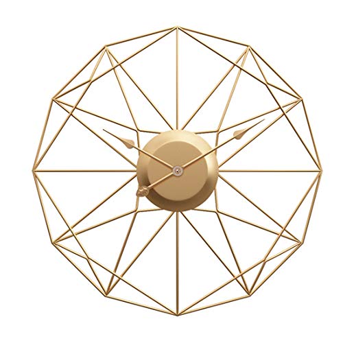 Haoun Modern Metal Wall Clock 20 Inch,Silent Non Ticking...