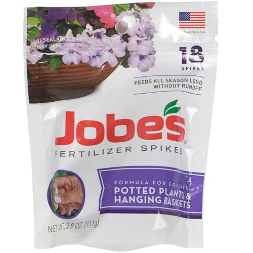 Jobe’s Flower Fertilizer Spikes, Easy Plant Care...