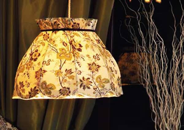 #15 cloth hanging lampshade idea for your home
